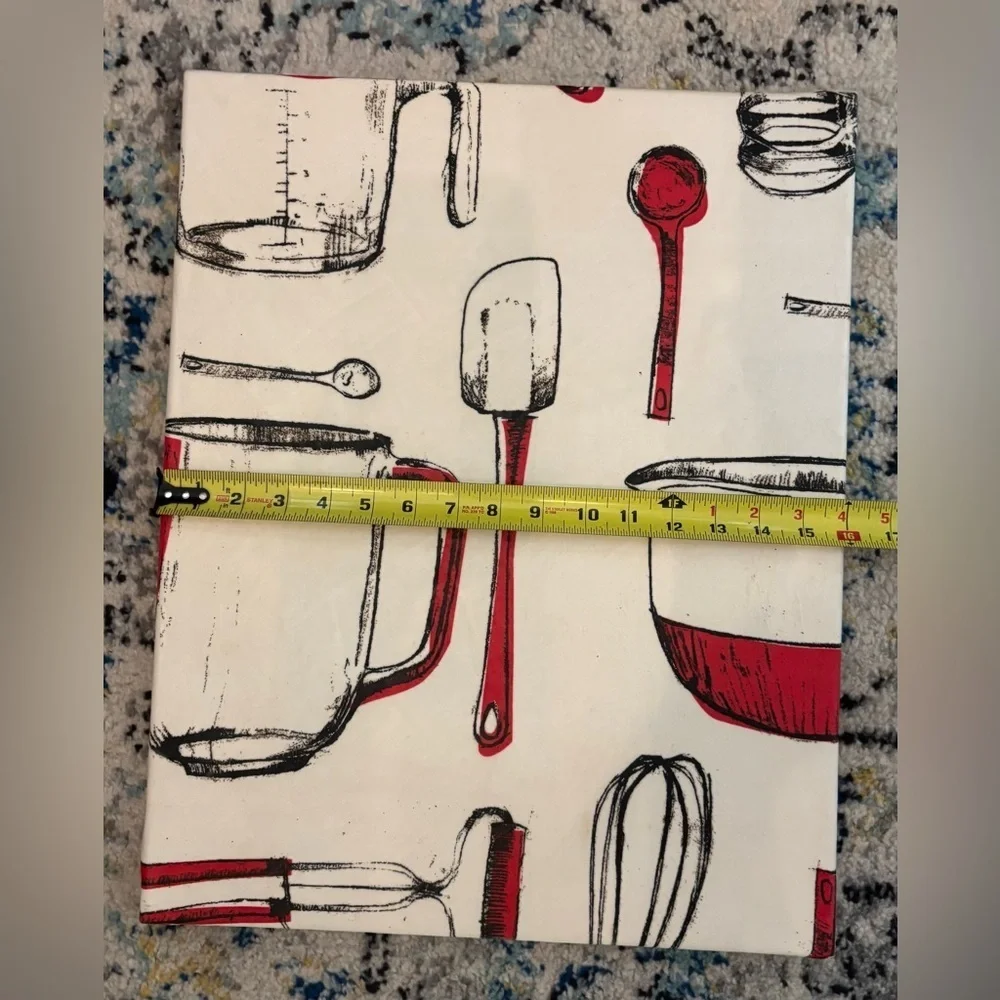 Modern Kitchen Utensil Canvas Art Set